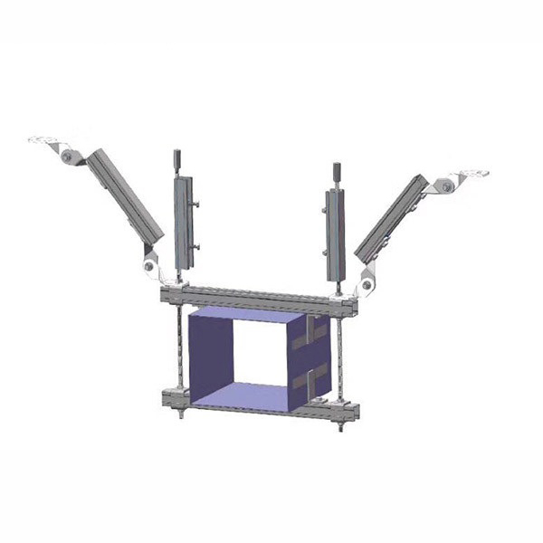 矩形风管侧向支撑装配